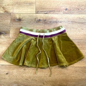 Adorable Juicy Couture Olive Green Mini Skirt